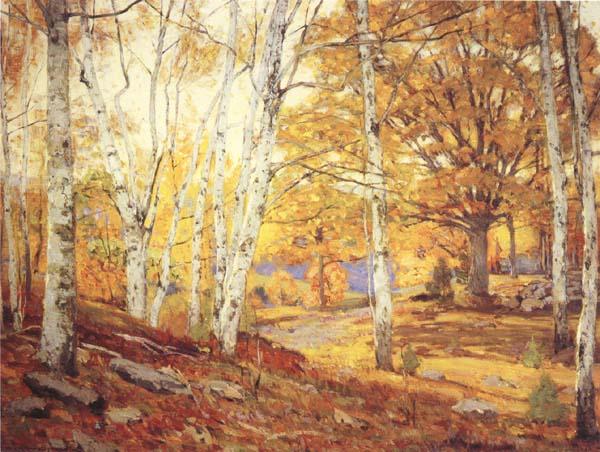 Sycamores and Oaks, William Wendt